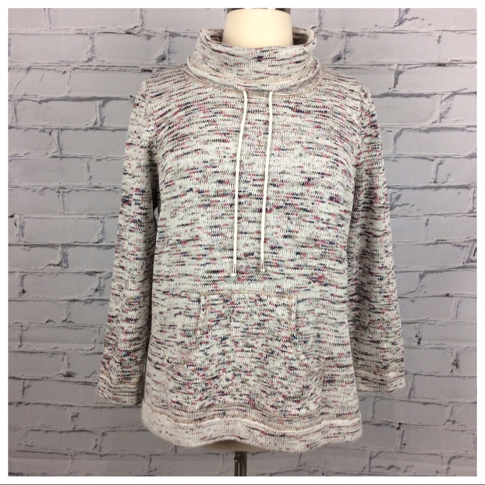 Preswick & Moore Cowl Neck Pocket Sweater, Size 2X